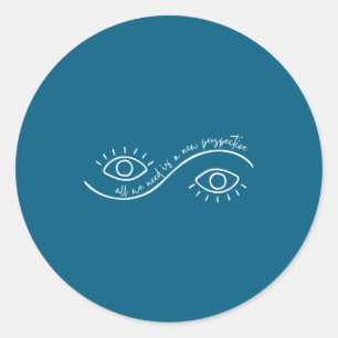 Alles wat we nodig hebben is een nieuwe optometrie ronde sticker