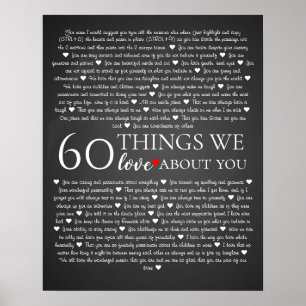 alles wat we van je houden, 60e verjaardag poster