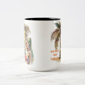 Alles wordt door de beugel opgelost tweekleurige koffiemok (Center)