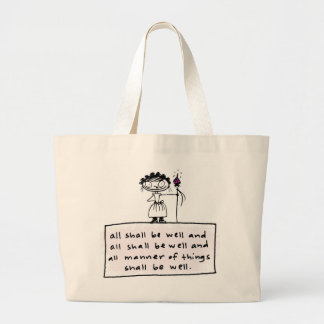 alles zal goed zijn grote tote bag