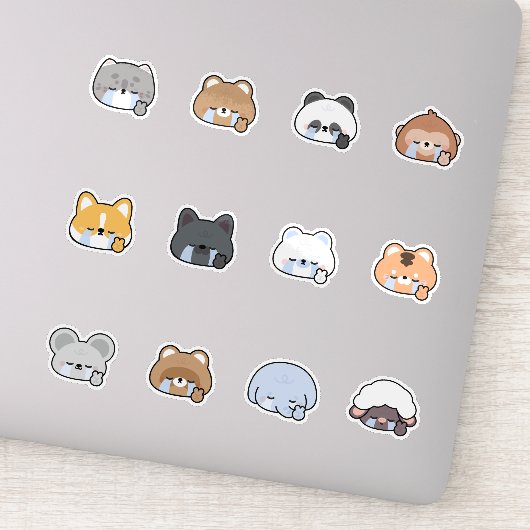 Alles zijn fijne dieren sticker (Detail)