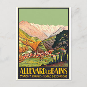 Allevard, Les Bains, Frankrijk Briefkaart
