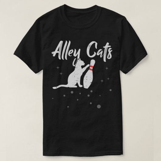 Alley Cat Funny Bowling 1 T-shirt (Design voorkant)