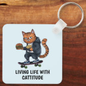 Alley Cat Sleutelhanger (Achterkant)