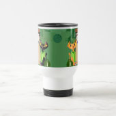 Alley Cats Fun Bowling Pets Design Retro Fun Time Reisbeker (Center)