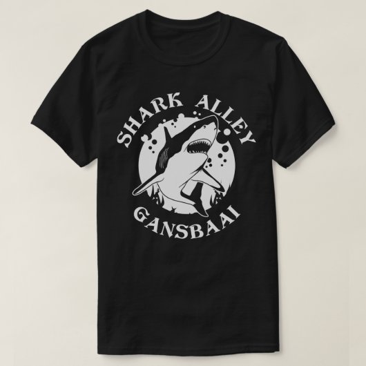 Alley Gansbaai Zuid-Afrika Duiken T-shirt (Design voorkant)