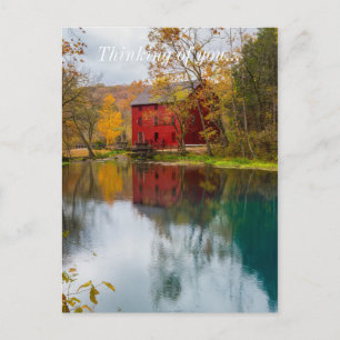 Alley Mill Autumn Briefkaart