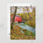 Alley Mill En Automne Carte Postale (Devant / Derrière)