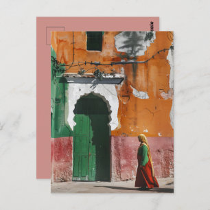 Alley Rabat Marokko Briefkaart