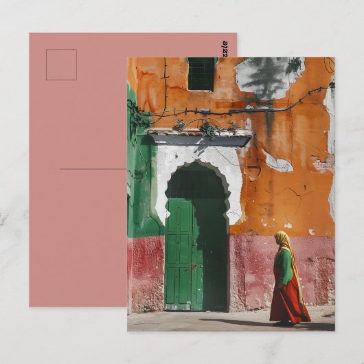 Alley Rabat Marokko Briefkaart (Voorkant / Achterkant)