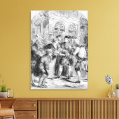 Alley wijzigen canvas afdruk (Insitu (Woonkamer))