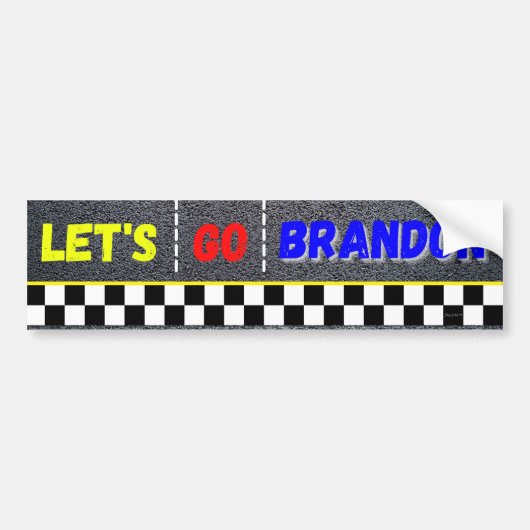 Allez Brandon Bumper Sticker (Devant)