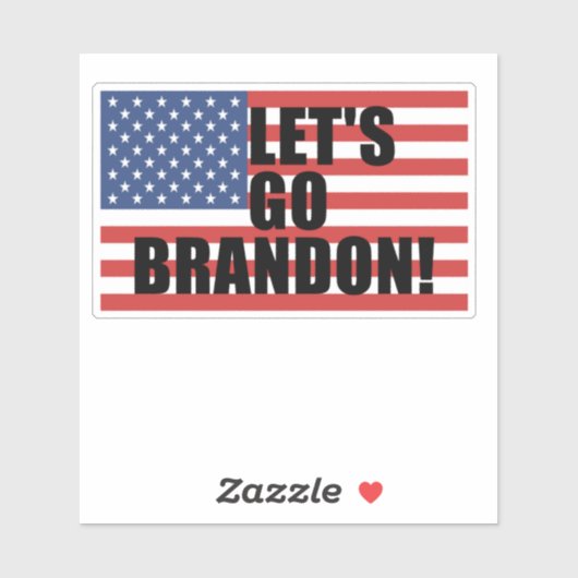 Allez Brandon Sticker (Feuille)
