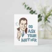 Allez demander votre carte postale mère (Debout devant)