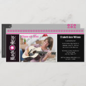 Allez ! Faire-part de diplôme Customisé (rose) (Devant / Derrière)