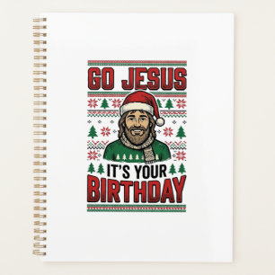 Allez Jésus Noël Anniversaire Vintage Chemise