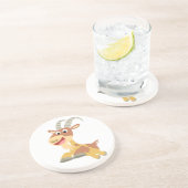 Allez la chèvre ! ! dessous de verre (chèvre caric (Côté)