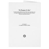 Allez les bananes. Atteindre (Dos)