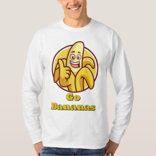 Allez les bananes ! T-shirt à manches longues Te