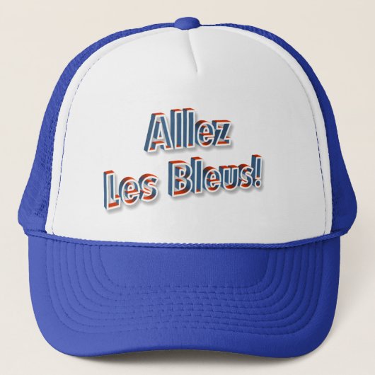 "Allez Les Bleus!" pet (Voorkant)
