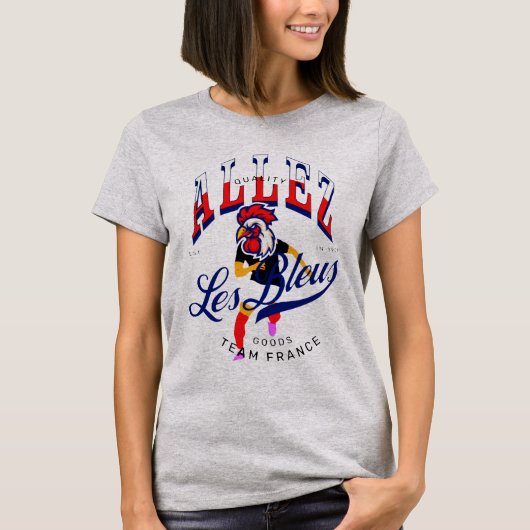 Allez les bleus t-shirt (Voorkant)