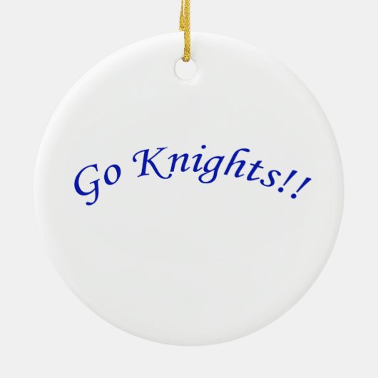 Allez les Chevaliers ! Ornement (Dos)