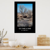 ALLEZ PRENDRE UNE HAUTE affiche démotivationnelle (Cuisine)