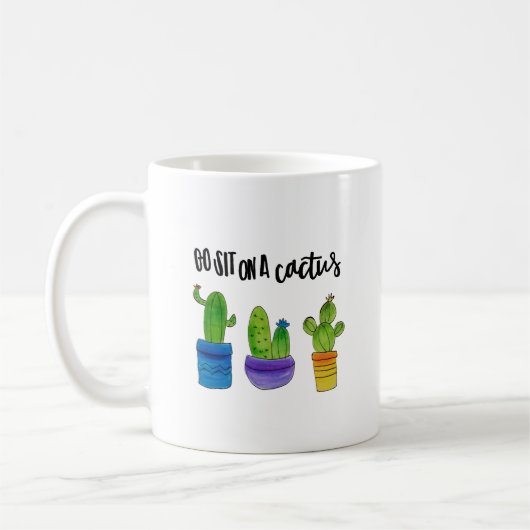 Allez se reposent sur une tasse de cactus (Gauche)