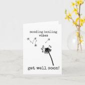 Allez-Y Bientôt, Envoi De Vibes De Guérison, Carte (Fleur jaune)