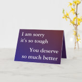 Allez-y, Désolé, c'est une carte de voeux tellemen (Fleur jaune)