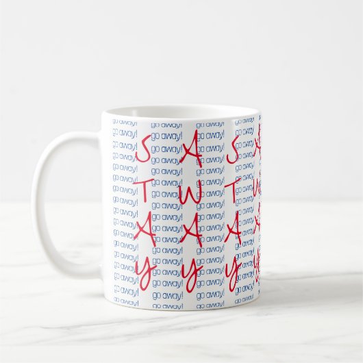 Allez-y Restez Mug (Gauche)
