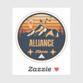 Alliance, Alberta Sticker (Vel)