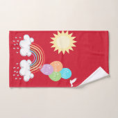 Alliance de Dieu arc-en-ciel | Soleil Dove Olive B (Serviette à main)