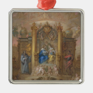 Alliance of France and Spain Metalen Ornament