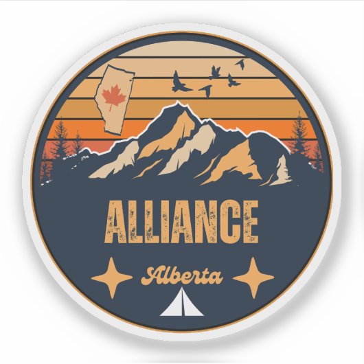 Alliantie, Alberta Sticker (Voorkant)