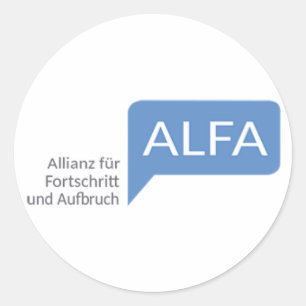 Allianz fur Fortschritt und Aufbruch Ronde Sticker