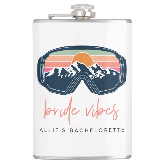 ALLIE Ski Sneeuwbril Mountain Bride Vibes Heupfles (Voorkant)