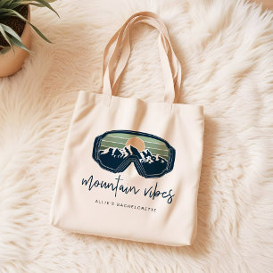 ALLIE Ski Snowboarden Berg Vibes Bachelorette Tote Bag