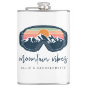 ALLIE Ski Snowboarden Goggle Mountain Vibes Heupfles (Voorkant)