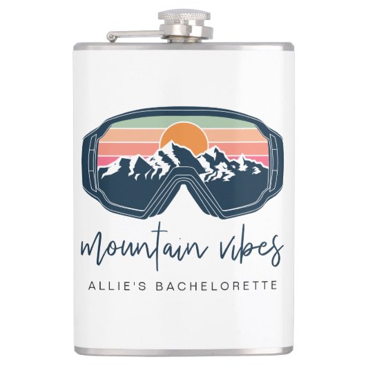 ALLIE Ski Snowboarden Goggle Mountain Vibes Heupfles (Voorkant)