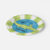 Alligator 1st Birthday Paper Bord (Gekanteld)