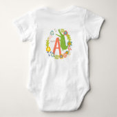 Alligator A van de serie Alphabet Romper (Achterkant)