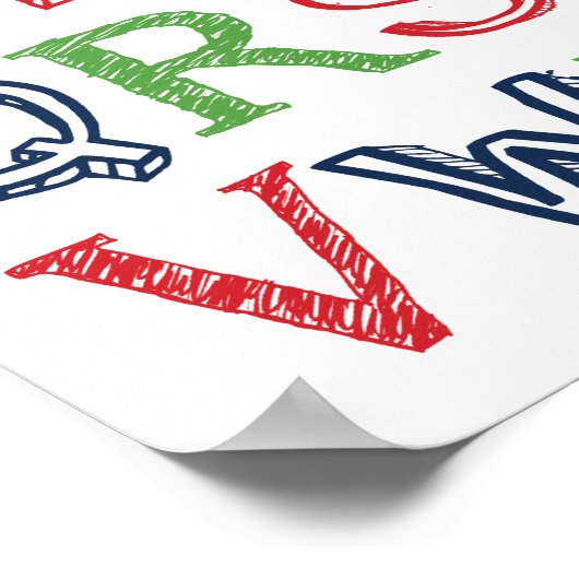 Alligator ABC-Poster Poster (Hoek)