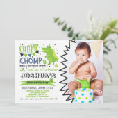 Alligator Anniversaire Invitation Crocodile Party (Debout devant)