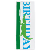 Alligator Anniversaire Sac à vin (Dos)