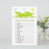 Alligator Baby word scramble game (Staand voorkant)