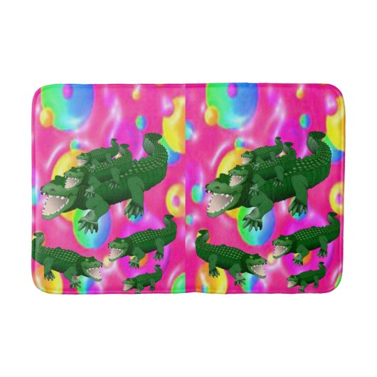Alligator Badkamer Badmat (Voorkant)