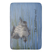 Alligator Bath Mat "Ik kijk naar je!" (Voorkant Verticaal)