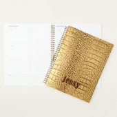 Alligator beige Poster de animal rustique Imprimer (Devant avec enveloppe)