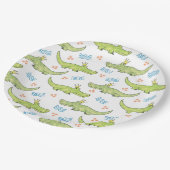 Alligator Birthday Paper Bord 9" (Gekanteld)